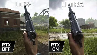 Battlefield 5 : Low vs Ultra Graphics | 4K Ray Tracing ON / OFF | RTX 4090