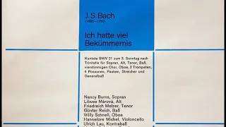 Bach Kantate BWV 21 Ich hatte viel Bekümmernis, Helmuth Rilling 1970