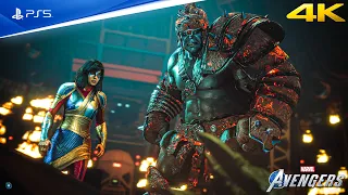 (PS5) MARVEL'S AVENGERS - Hulk vs Abomination | ULTRA High Graphics Gameplay [4K 60FPS]