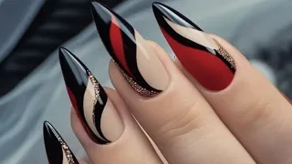 50+❤️‍🔥beautiful nail designs🥹 2024, glitter nails✨ #nails#manicure#youtube