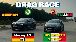 #4 Skoda Karoq 1.5 TSI Vs Abarth Punto Drag Race | Dragstar MotoVlogs |