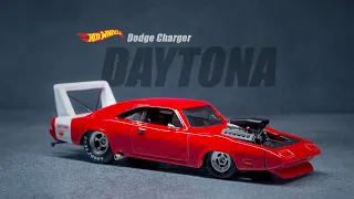69' Dodge Charger Daytona Drag Hot Wheels Custom - Tolle Garage