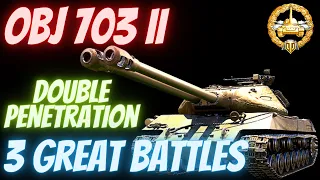 Object 703 2 || Double Barrell Gun || World Of Tanks || 3 High Damage Games