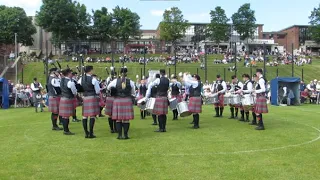 Manorcunningham PIpe Band @ Cookstown 2024