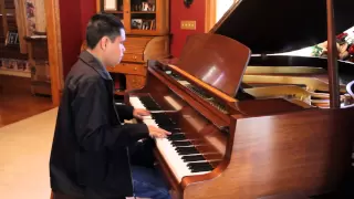 Survivor - Eye of the Tiger - Piano Cover By Blind Self Taught Teen Kuha'o