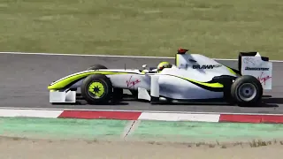 Brawn BGP001 at Donington in Assetto Corsa