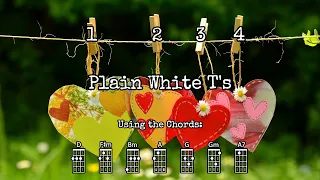 1 2 3 4 - Plain White T's (with tabs) | Ukulele Play Along
