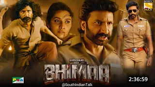 Bhimaa Full Movie Hindi Dubbed 2024 Update Gopichand New Movies | New South Movie | New Movie 2024
