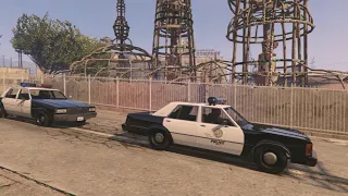 Grand Theft Auto V - Colors (1988) Car Chase Scene Remake