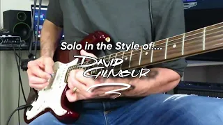 I Composed a David Gilmour Guitar Solo.