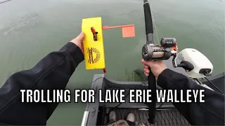 Trolling for MASSIVE Lake Erie Walleye