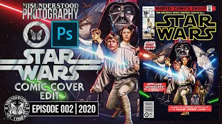 STAR WARS #1 MARVEL COMICS COVER 1977 | PHOTOSHOP SPEED ART | 002 | MISUNDERSTOOD PHOTOGRAPHY