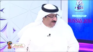 انفعال محمد كرم على مغرد على الهواء: احترم نفسك انت جذاب واتشرف اني اللعب بنادي الجهرء