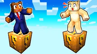 Peanut Dog Lucky Blocks In Minecraft Skywars