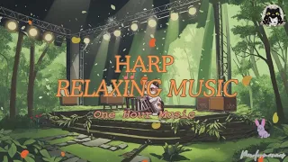 Harp music: 🐈Forest Serenity, Tranquil Woodland Melodies for Relaxation and Deep Sleep