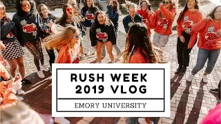 2019 RUSH WEEK VLOG: OOTW & BID DAY | EMORY UNIVERSITY