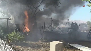 Pursuit Crash with Fire PART 2 / Moreno Valley  8.15.19