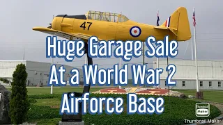 I Attend a Huge Garage Sale at a World War 2 Air Force Base.  Did I Do Well?  Check the Haul