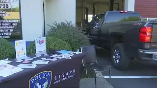 Preventing theft: police and auto shop hold event to mark catalytic converters