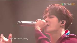 180113 Jackson Wang - Okay Live performance @ Tencent Open Fire Concert