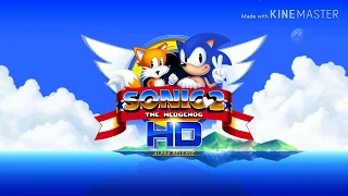 Sonic The Hedgehog 2 HD Title Screen but the music has been improved upon