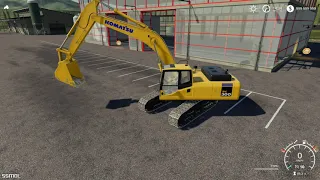 Farming Simulator 2019 mods Komatsu PC300