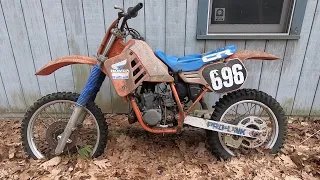 FREE Honda : CR125 Motorcycle Restoration : PT 1