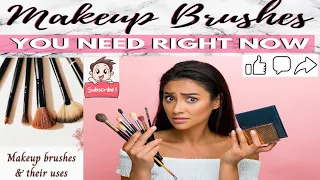 makeup brush & their uses | makeup brush kaise use kre?#priyankasmakeover 💄#viral #trending #makeup
