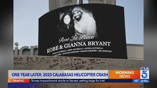 Kobe Bryant remembered in Los Angeles 1 year after helicopter crash that killed 9