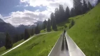 Switzerland Mountain Coaster in Kandersteg