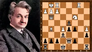 Crushing g-file attack || Mikhail Chigorin vs Emanuel Lasker || St. Petersburg (1895/96)