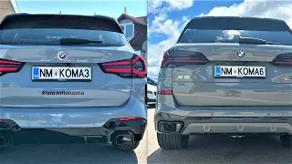 New Bmw X5 2024 vs New Bmw X3 2023 | Acceleration 0-100km/h comparison