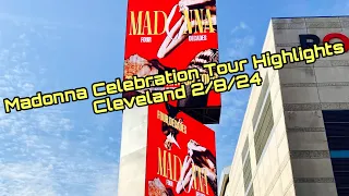 MADONNA: Highlights from Celebration Tour in Cleveland, OH 2/8/24 @ Rocket Mortgage FieldHouse