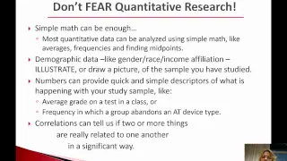 JenTalk: Quantitative Research is Fun!