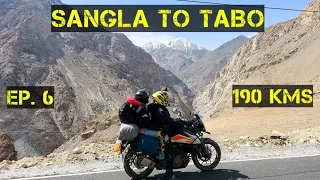 Ep. 6 Spiti Ride 2021 - Ktm 390 Adventure - Sangla to Tabo- 190 Kms - Couples Ride