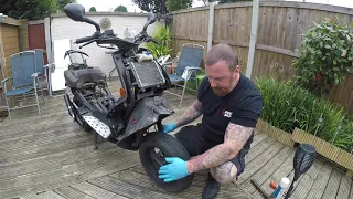 SPEEDFIGHT MOPED FRONT END & HEAD STOCK PART 4 MARK SAVAGE