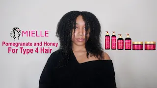 Mielle Organics Pomegranate and Honey | Review + Demo on Type 4 Hair