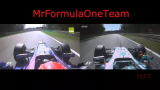 F1 2013x14 Comparative Laps In Monza[HD]