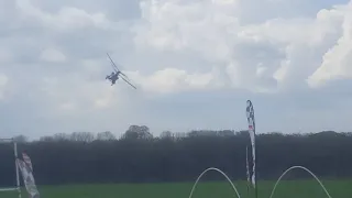 RAF Chinook trying out the FPV racetrack