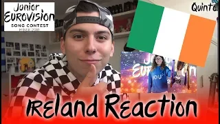 Junior Eurovision 2018 - IRELAND - Quinto Reaction & Review