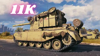 FV4005 Stage II 11K Damage 8 Kills & 2x FV4005 - 12K Damage World of Tanks Replays