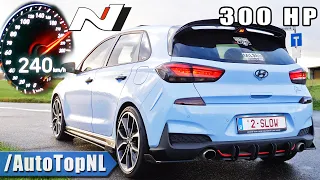 300HP Hyundai i30 N Stage 1 | 100-200KMH & Exhaust SOUND by AutoTopNL