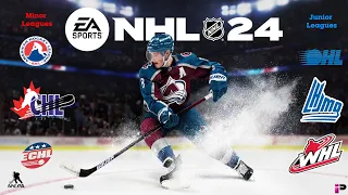 NHL 24 [AHL/ECHL/CHL] | Sports Game Arenas and All Team Intros 🏟 🏒