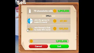 Selling chocolate milk!