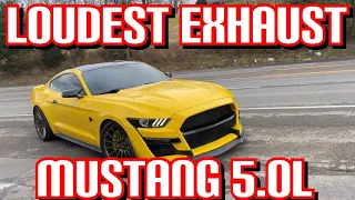 Top 5 LOUDEST EXHAUST Set Ups for Ford Mustang GT 5.0L COYOTE!
