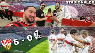 STUTTGART 5 TORE SPEKTAKEL 🔥  | FREIBURG GEHT UNTER 😱 | VfB Stuttgart vs SC Freiburg | Stadionvlog