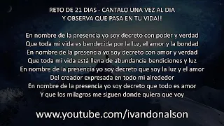 RETO DEL YO SOY 21 DÍAS - TRANSFORMA TU VIDA Y TU ENTORNO