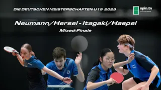 Hersel/Neumann - Haspel/Itagaki I Mixed Finale Deutsche Meisterschaften Jugend 15 2023