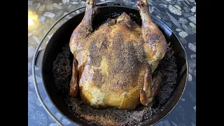 Dutch Oven Roast Chicken and Rice