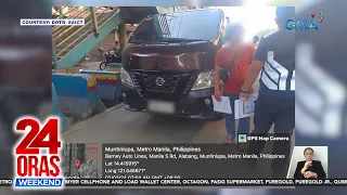 Colorum van na dati nang nasita, nahuling bumiyahe pa rin at pinagawan ng plaka | 24 Oras Weekend